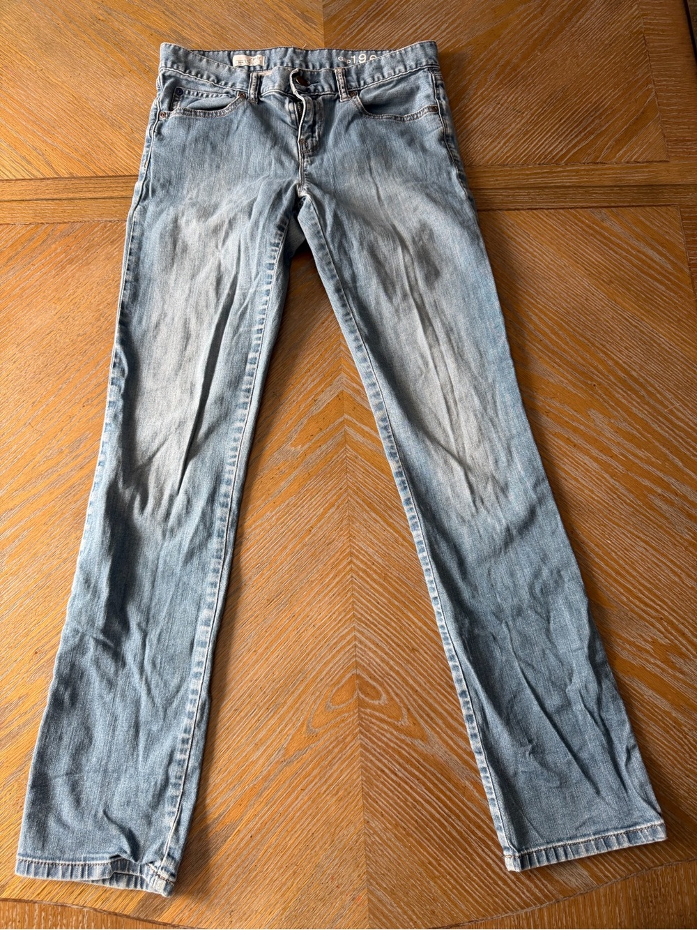 GAP 1969 Real Straight Jeans | Women’s 27/4 Regular | Light Wash - Picture 2 of 5